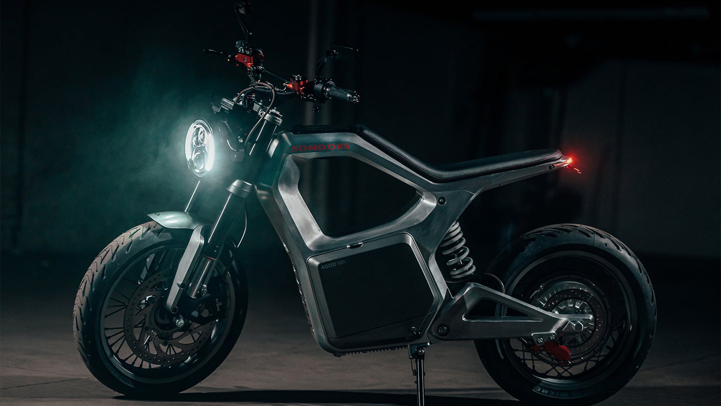 Sondors’ New Electric Motorcycle Is a $5,000 Urban Commuter With 80 Miles of Range