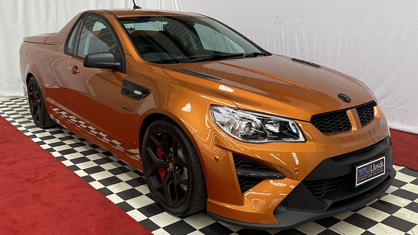 The Ultimate Holden Maloo Muscle Ute With Corvette ZR1 Power Is Past $550,000 at Auction