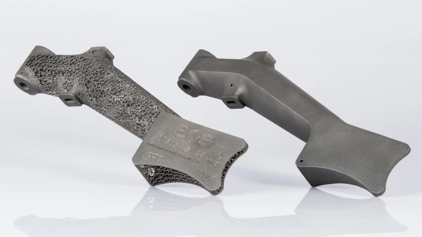 Incredible 3D-Printed Titanium Brake Pedals Weigh Just Six Ounces Thanks to Wild Spiderweb Design