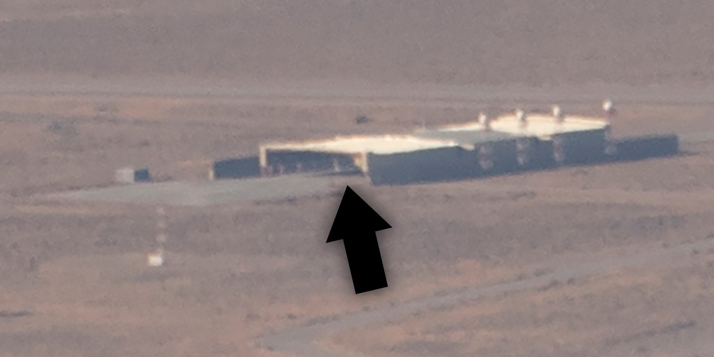 Let&#8217;s Talk About This Intriguing Object Seen In The Scoot-And-Hide Hangar At Area 51