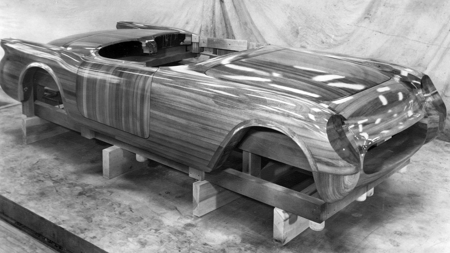 They Destroyed the First Chevy Corvette’s Wooden Body Bucks and We’re Still Mourning Them