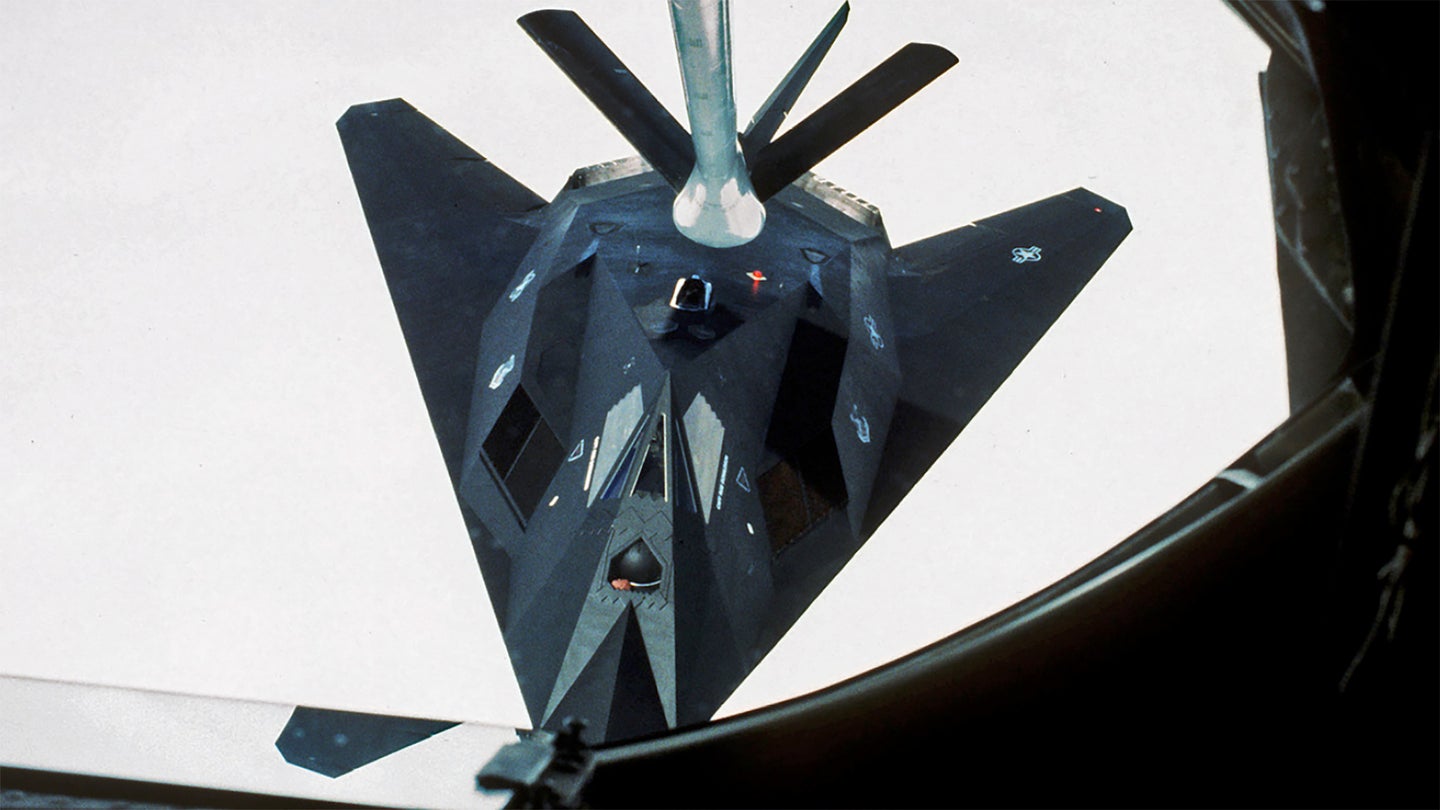 F-117s Cleared To Refuel From All KC-135s As “Retired” Stealth Jets Expand Operations