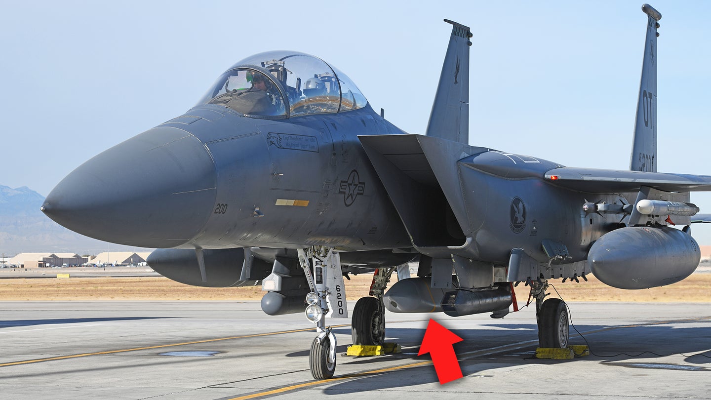 Check Out This F-15E Strike Eagle Packing A Stealthy JASSM-ER Cruise Missile