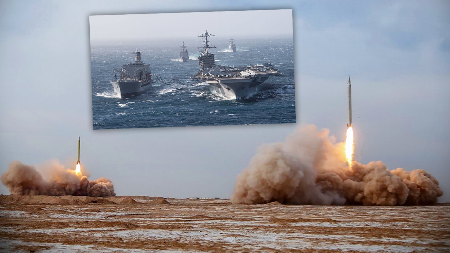 Iran’s Missiles Landing Within 100 Miles Of A U.S. Carrier Is Provocative But Not Much Else