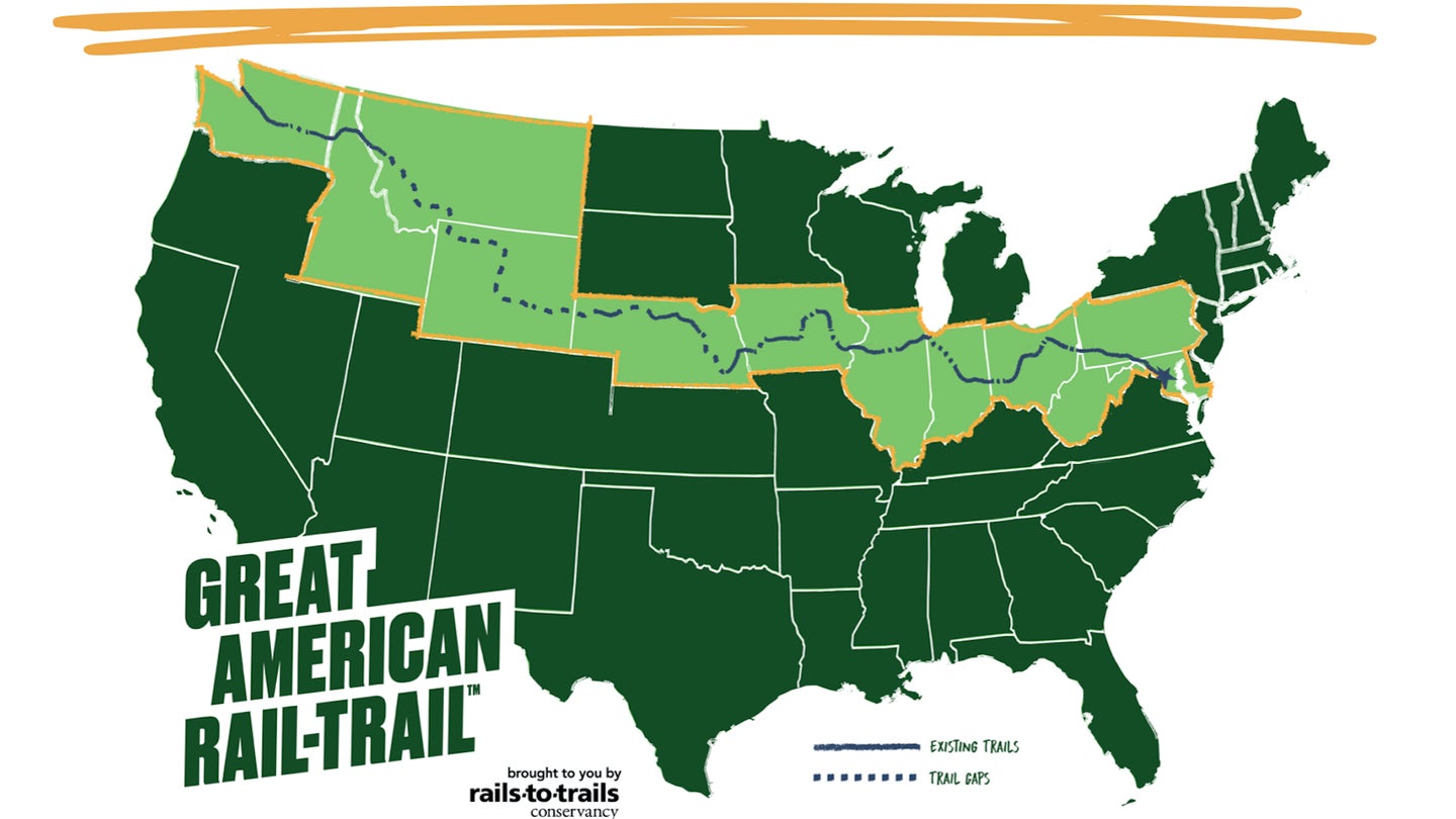 3,700-Mile Bike Trail Aims to Connect America’s East and West Coasts