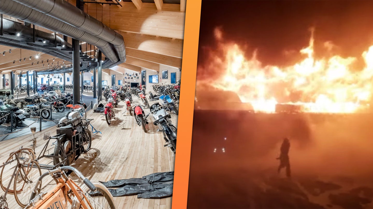 Giant Fire Destroys One of Europe&#8217;s Best Motorcycle Museums, Countless Historic Bikes