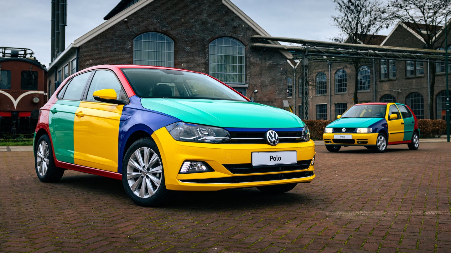 VW Made a New Harlequin Car to Brighten Up Everyone&#8217;s 2021