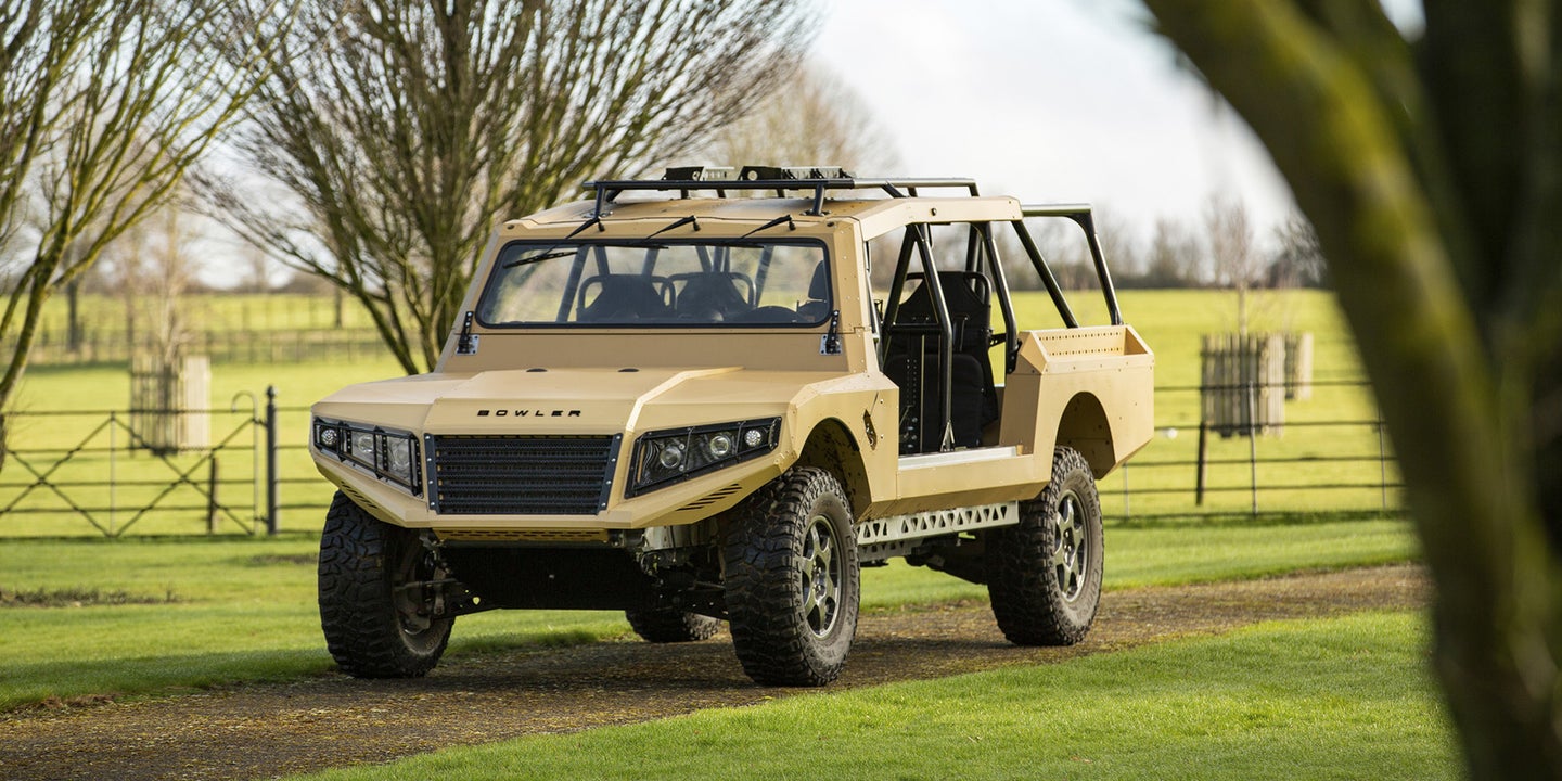 Bowler’s One-Off Military Truck Concept With a 300-HP Land Rover Turbodiesel Is Up for Grabs