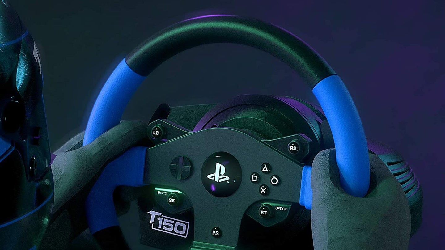 PS4 Steering Wheel Close Up