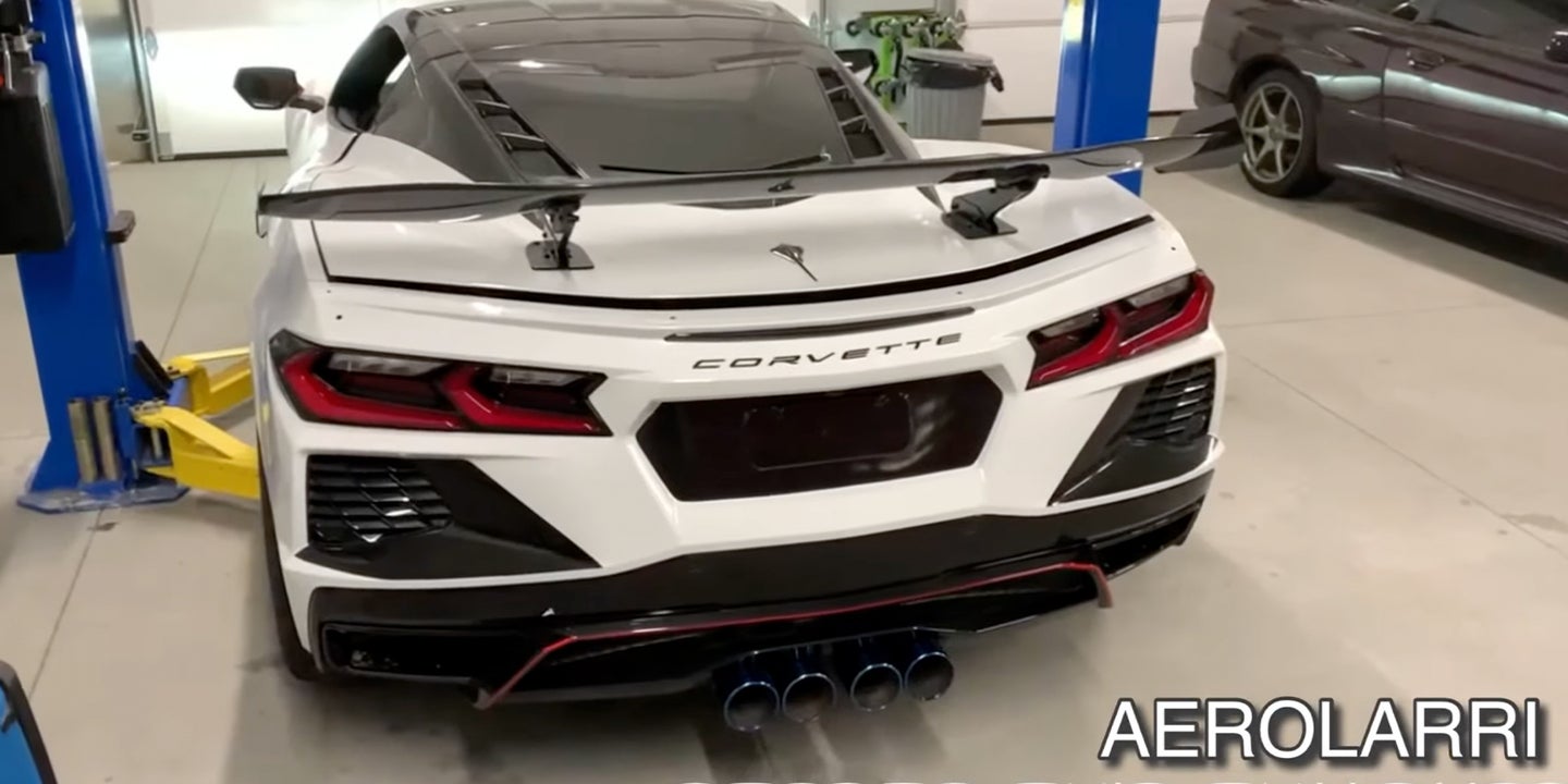 This Aftermarket C8 Chevy Corvette Center-Exit Exhaust Kit Looks Great, Actually