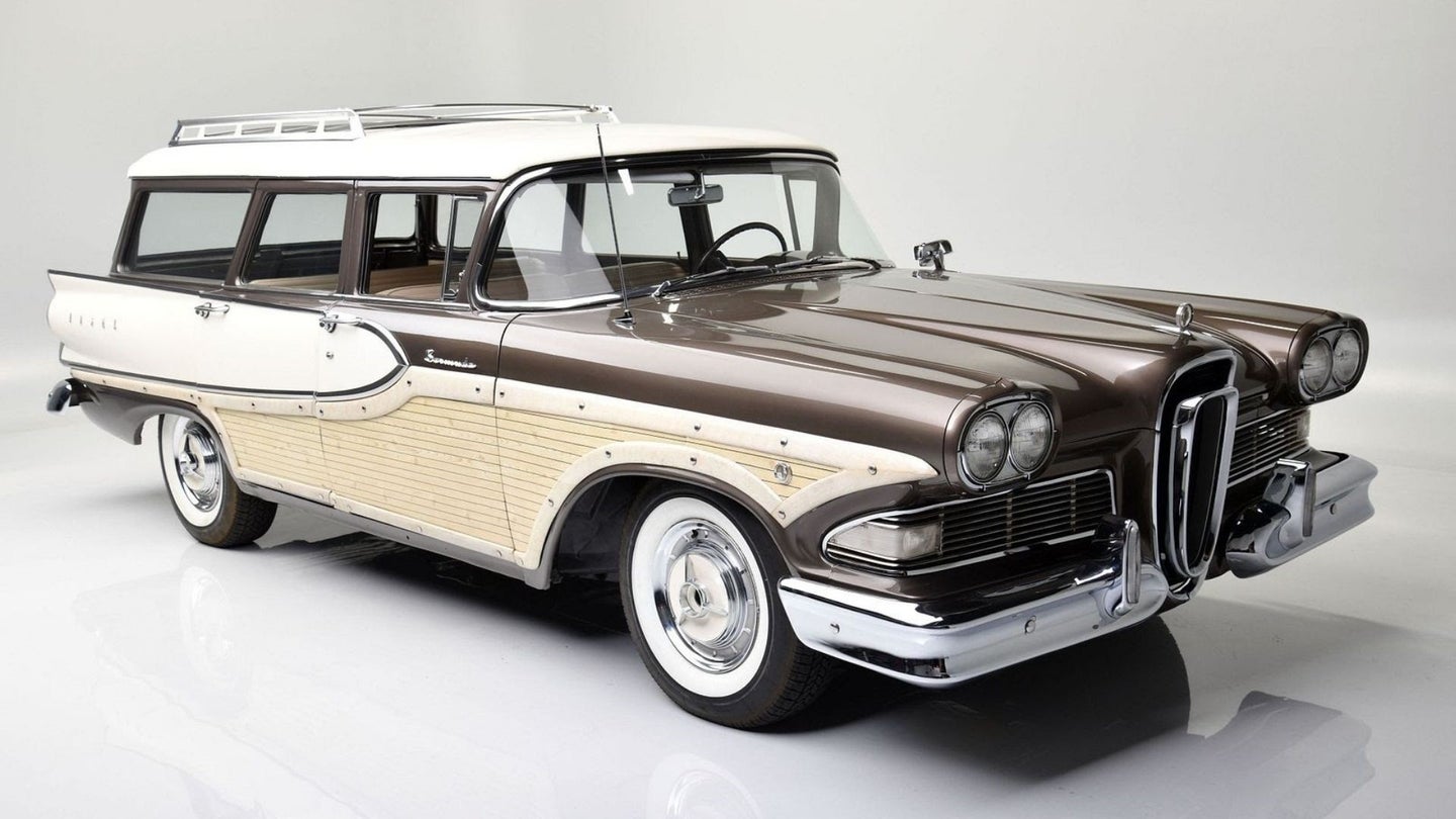 Henry Ford&#8217;s Great-Grandson Is Selling His Autographed Edsel and One-Off Woody