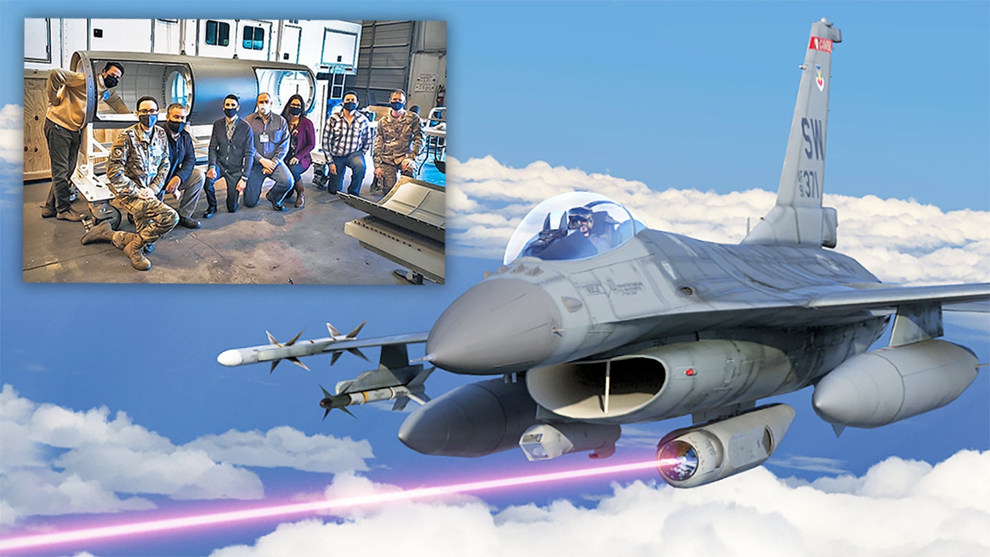 Laser Defense Pod For The Air Force&#8217;s Fighter Jets Is Finally Taking Shape