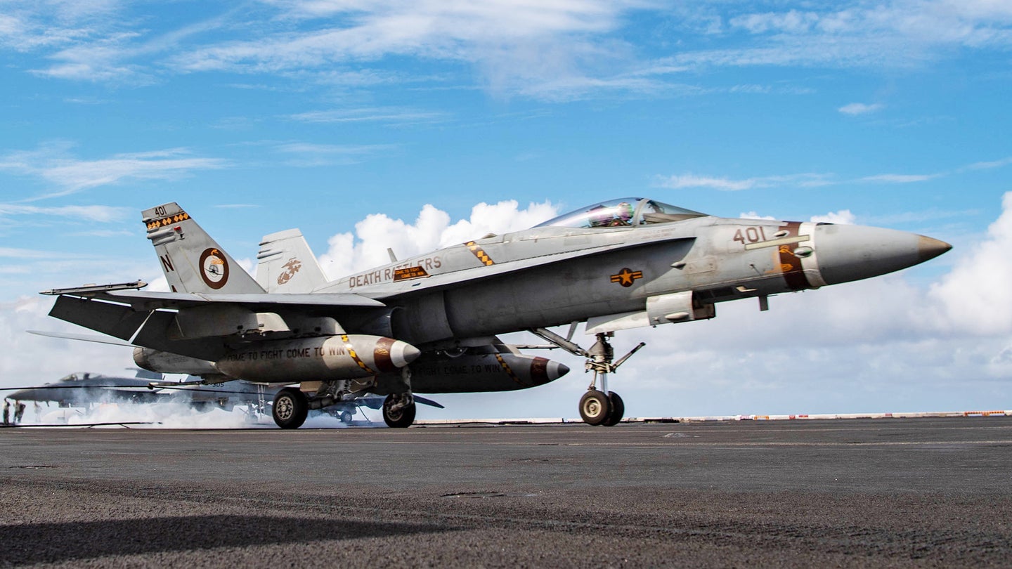F/A-18 Legacy Hornets Have Left The Navy’s Carrier Decks For The Last Time