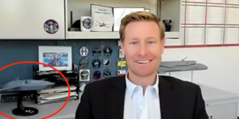 Check Out The Mystery Drone Model On The Desk Of This General Atomics Executive