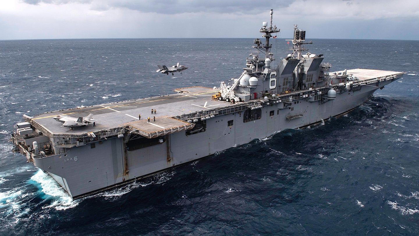 Navy Looking At America And Ford Class Derivatives In New Light Aircraft Carrier Studies