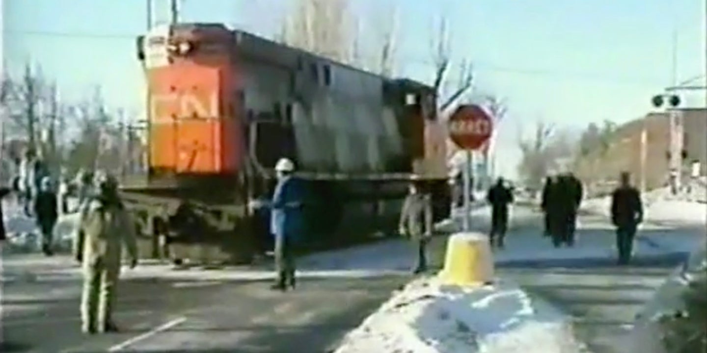 How Canadians Derailed a Train and Drove It to City Hall for Power After a Brutal Ice Storm