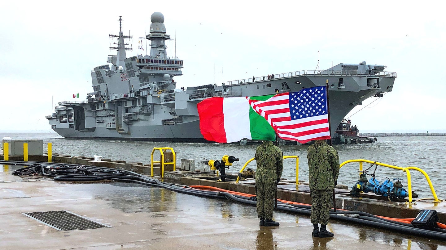 All You Need To Know About Italy&#8217;s F-35 Carrier That Just Arrived In The US