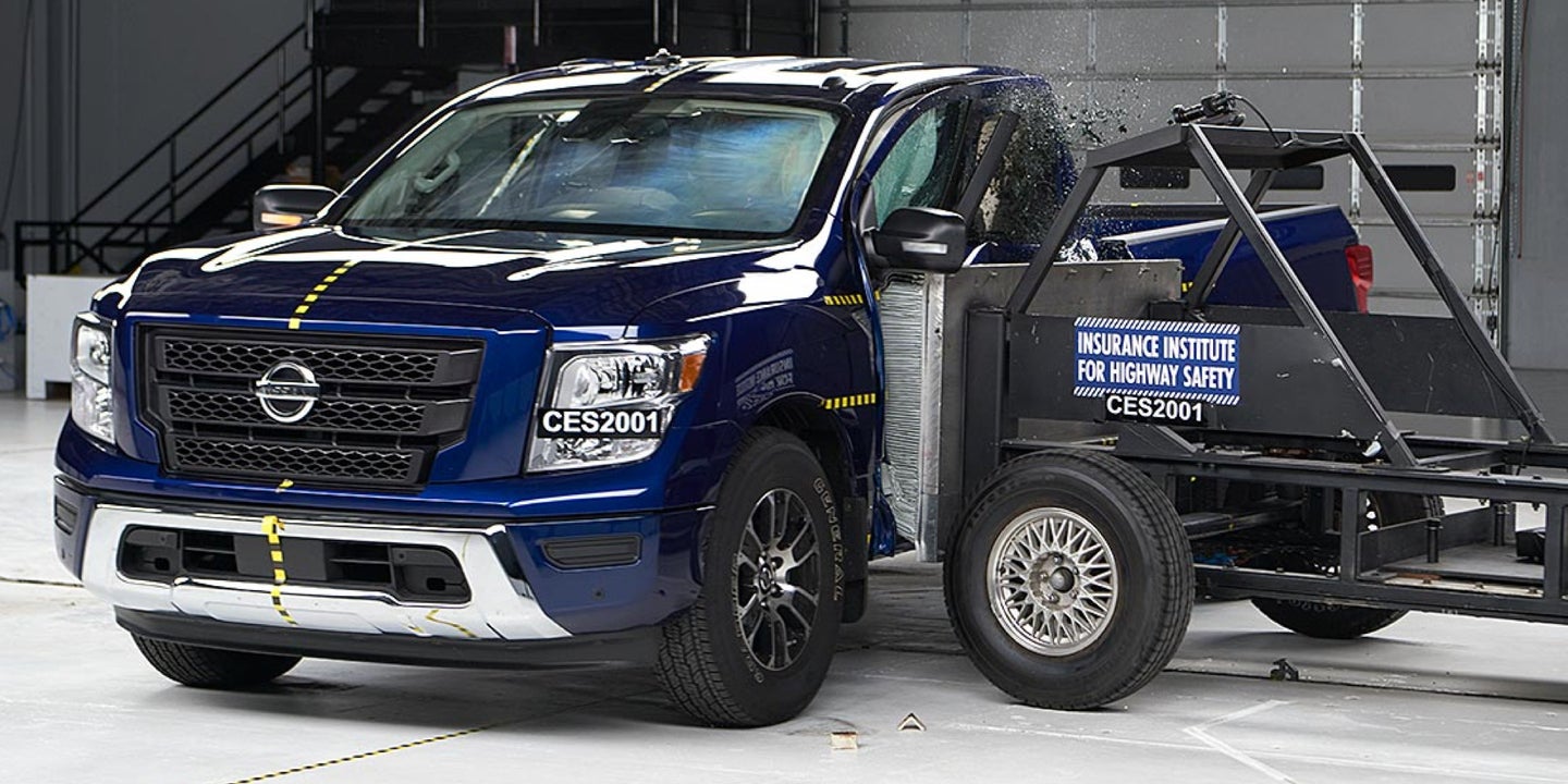 The New Nissan Titan Fared Worse in IIHS Crash Tests After Recent Update