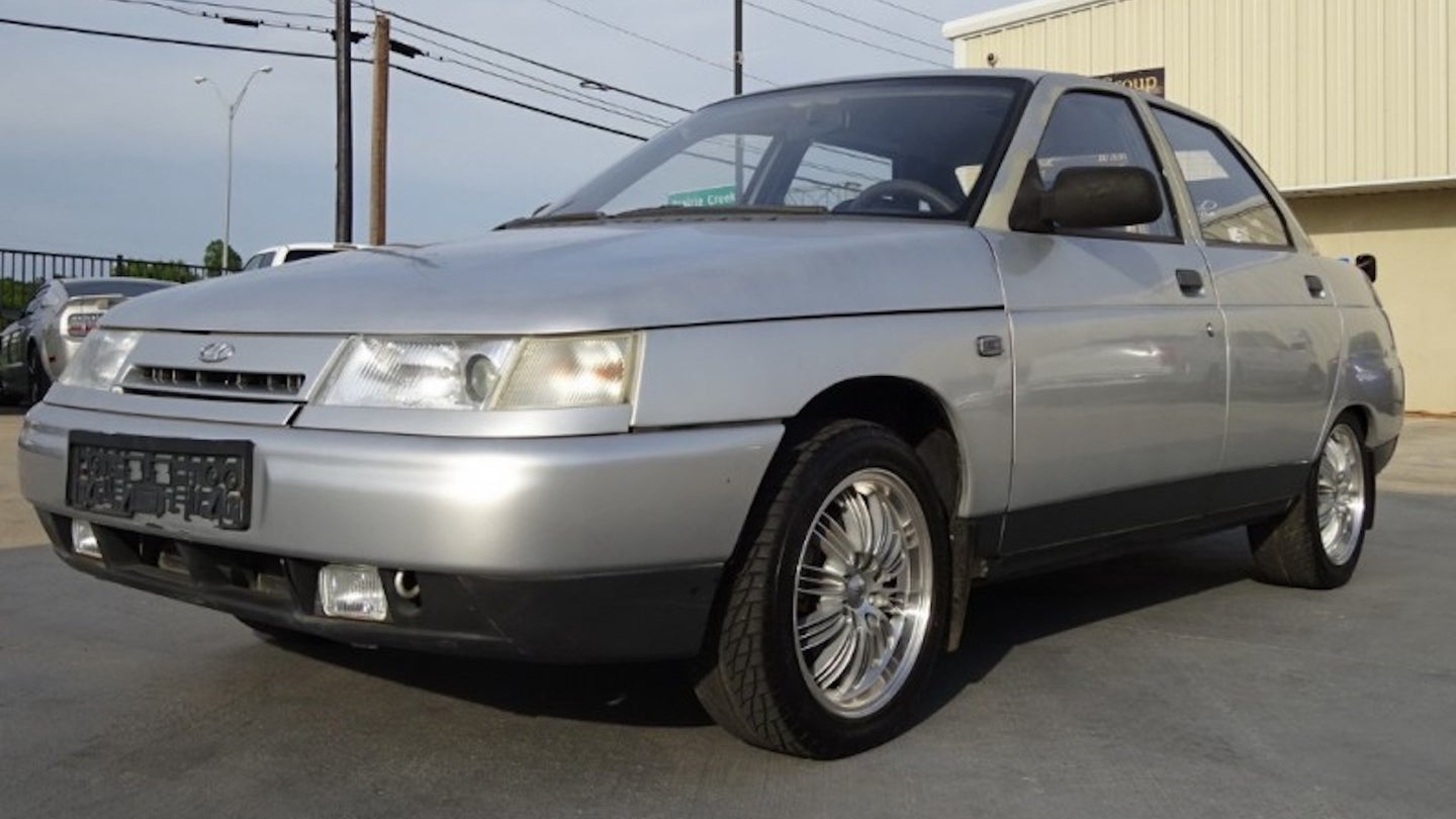 Buying This Grey Market 2001 Lada 110 in Texas Is Like Playing Russian Roulette With Cars