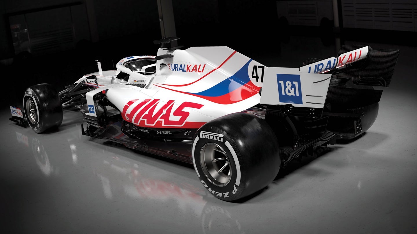 America’s Only F1 Racing Team Reveals Its New Russian Flag Livery