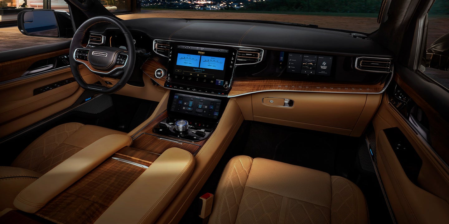 The 2022 Grand Wagoneer’s Opulent Interior Is Why They Charge $89K for a Jeep