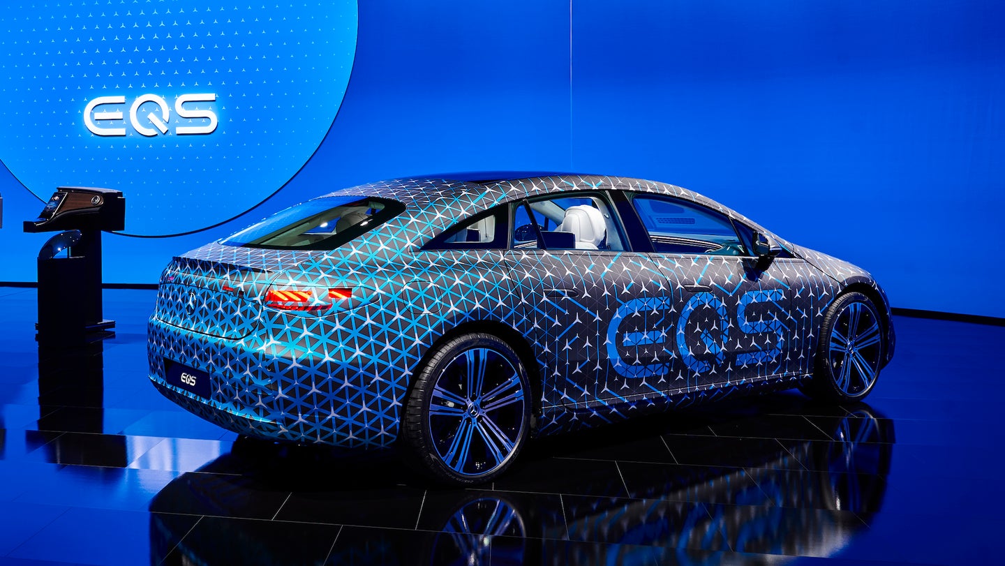 Mercedes-Benz Considered Giving the EQS Electric Sedan a Fake Engine Sound, But Passed