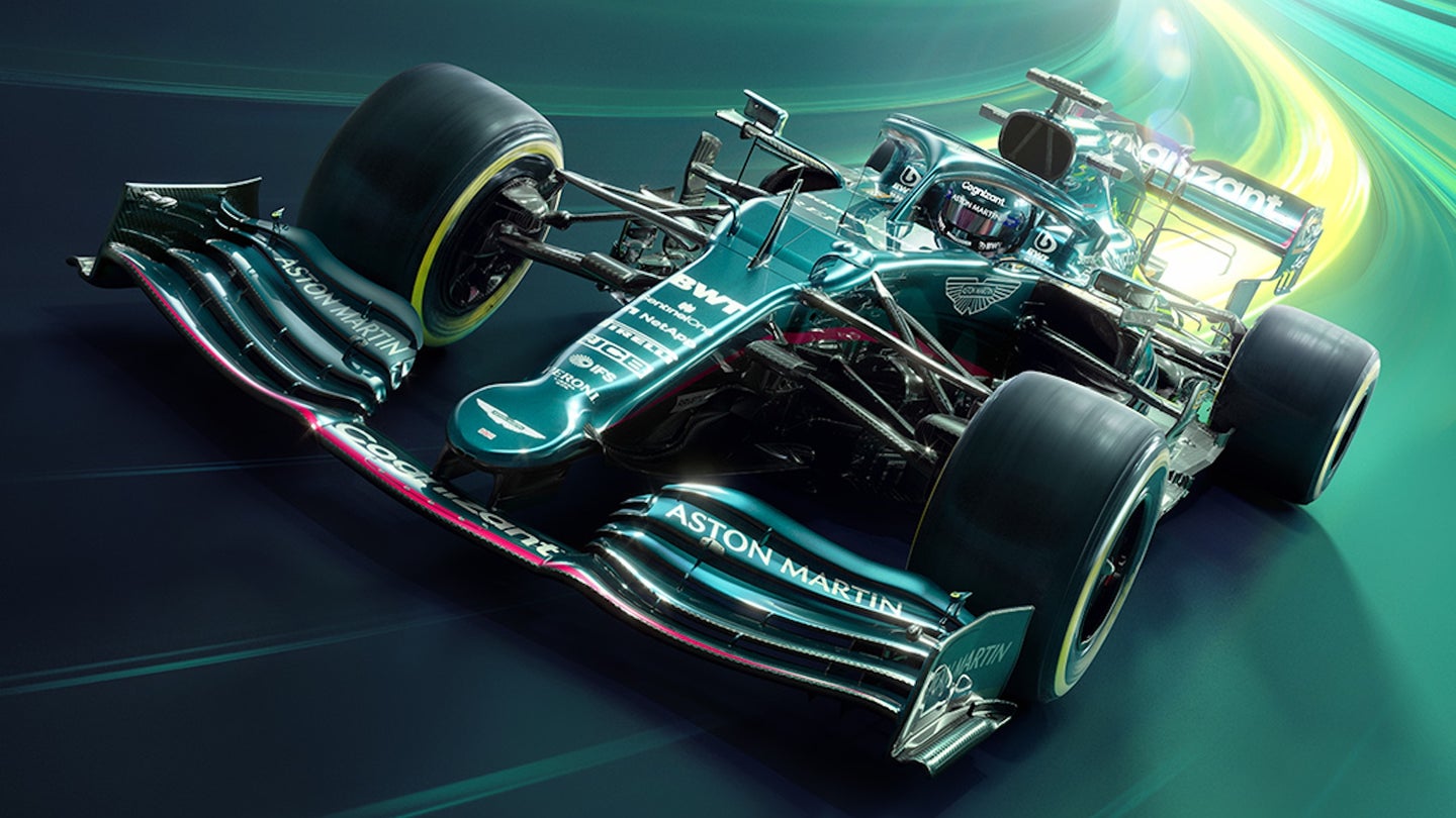 This May Be the Aston Martin F1 Car's Handsomely Green Livery