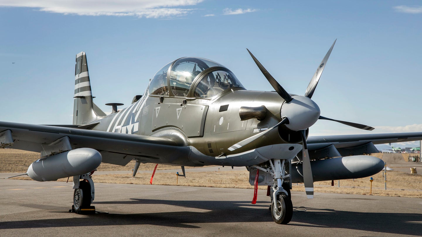 Special Operations Command’s New A-29 Super Tucano Pays Tribute To World War II Air Commandos