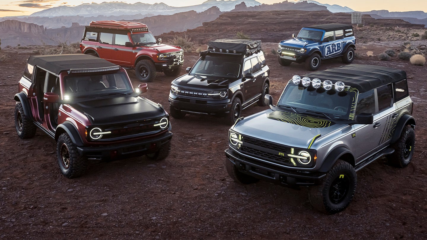 Party Crashers: Ford Bronco Concepts Show Up at Jeep&#8217;s Biggest Event in Moab