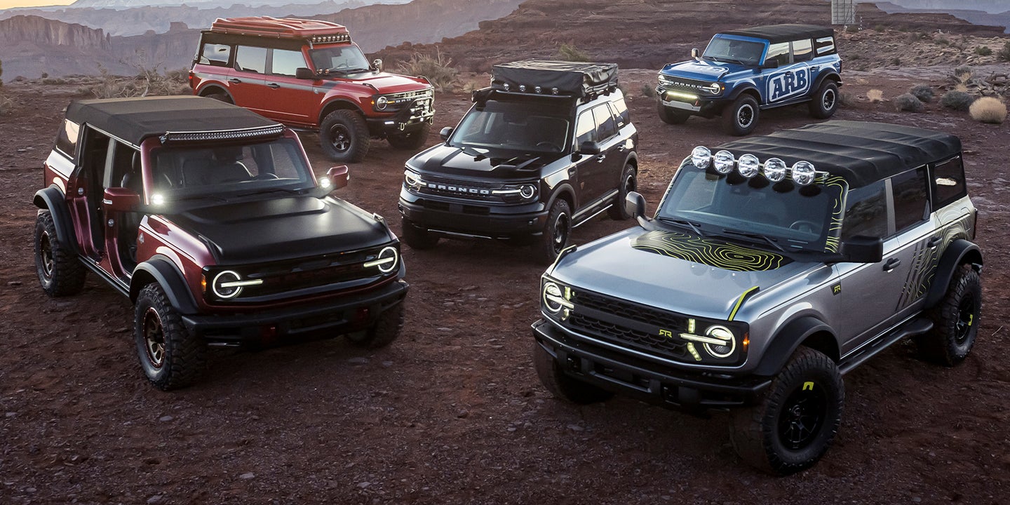Party Crashers: Ford Bronco Concepts Show Up at Jeep’s Biggest Event in Moab