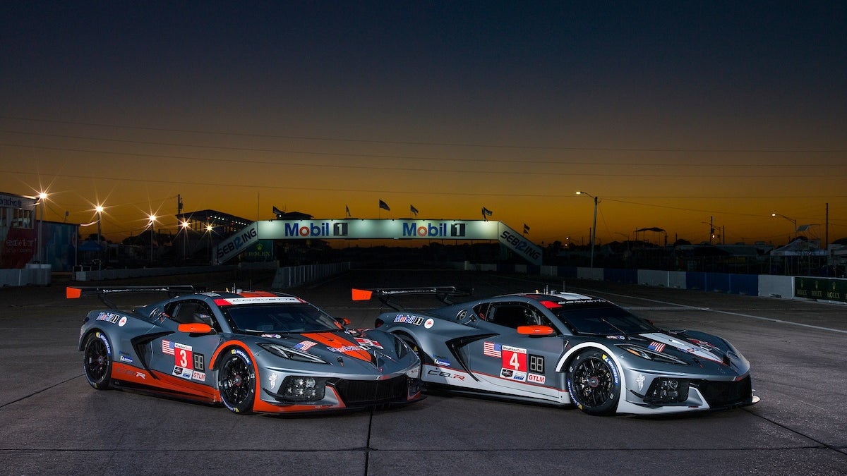 Chevy Corvette C8 Race Cars Are Resurrecting a Special Livery This Weekend