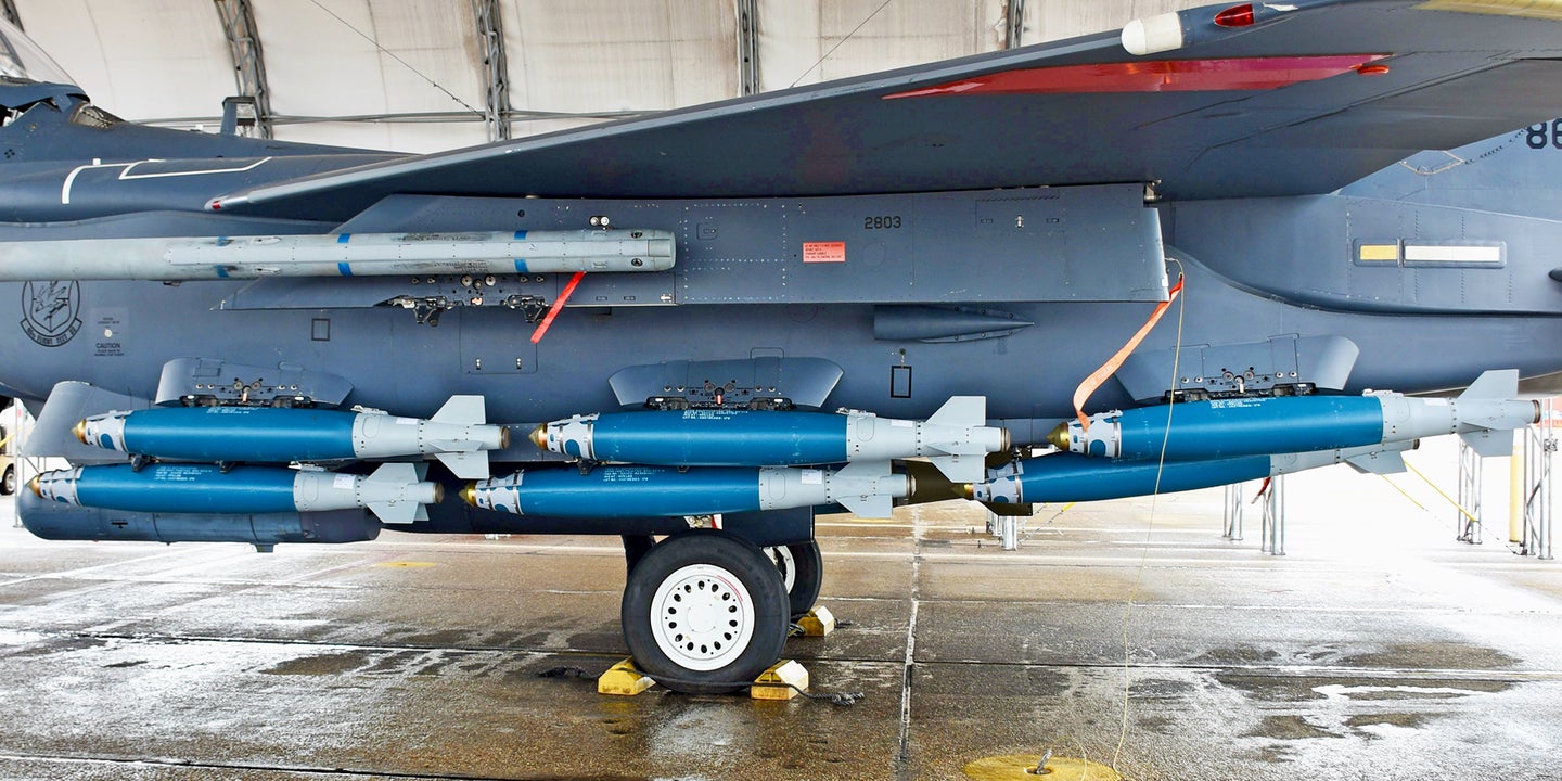 F-15E Strike Eagles May Have Yet Another Role: Smart Bomb Transporter