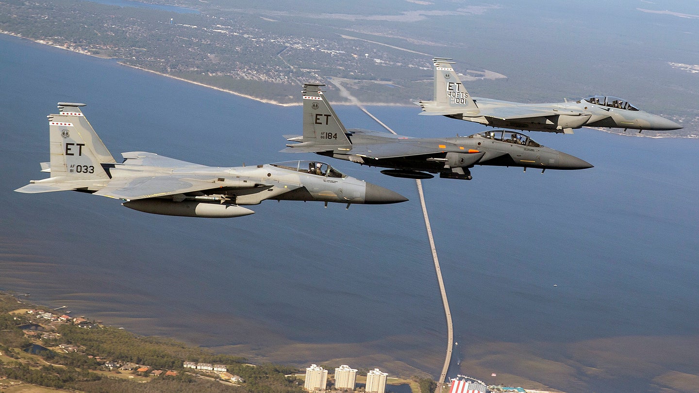 Behold The Air Force’s Updated F-15 Eagle Family Portrait Including The New F-15EX