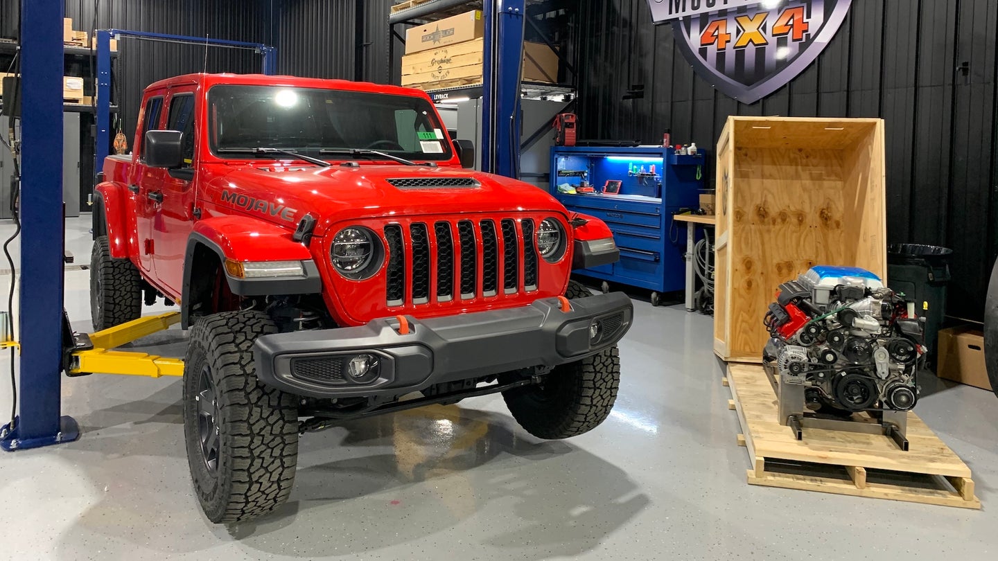 Here’s What It Takes to Dodge Demon-Swap a Jeep Gladiator Without Blowing It Up