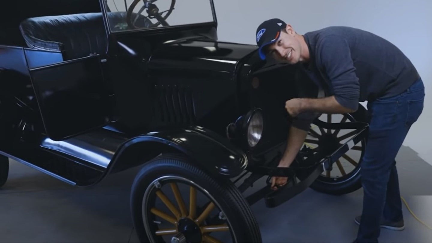 Learn to Drive a Ford Model T From NASCAR Champ Joey Logano
