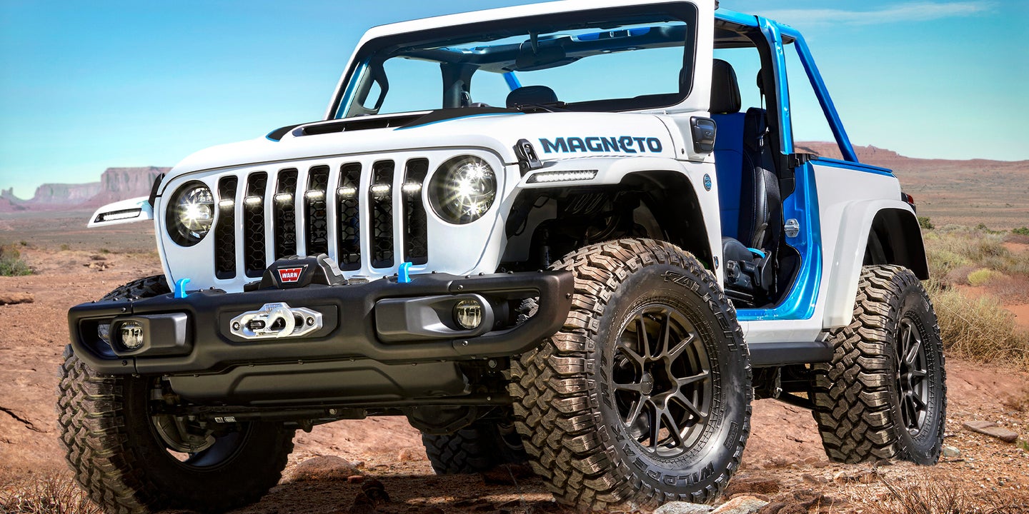 How the Electric Jeep Wrangler Magneto Concept Works With a Manual Transmission