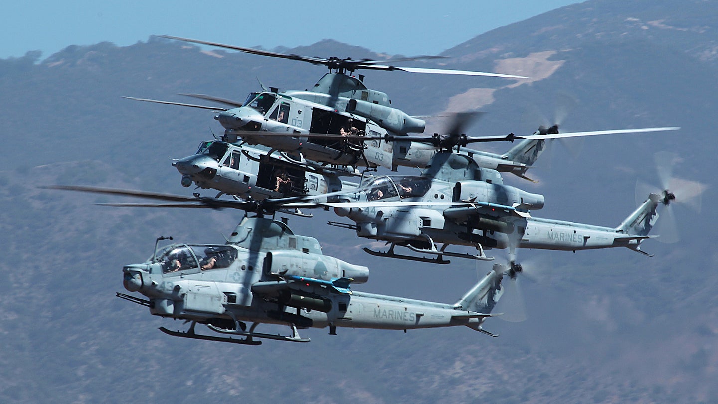 Dozens Of AH-1Z And UH-1Y Helicopters Will Be Retired As Part Of The USMC&#8217;s Force Redesign