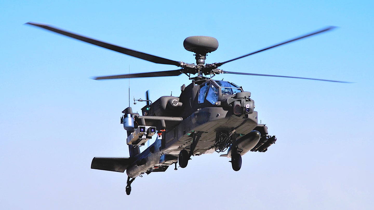 An Army AH-64 Apache Used An Israeli-Made Missile To Blast A Small Boat 20 Miles Away