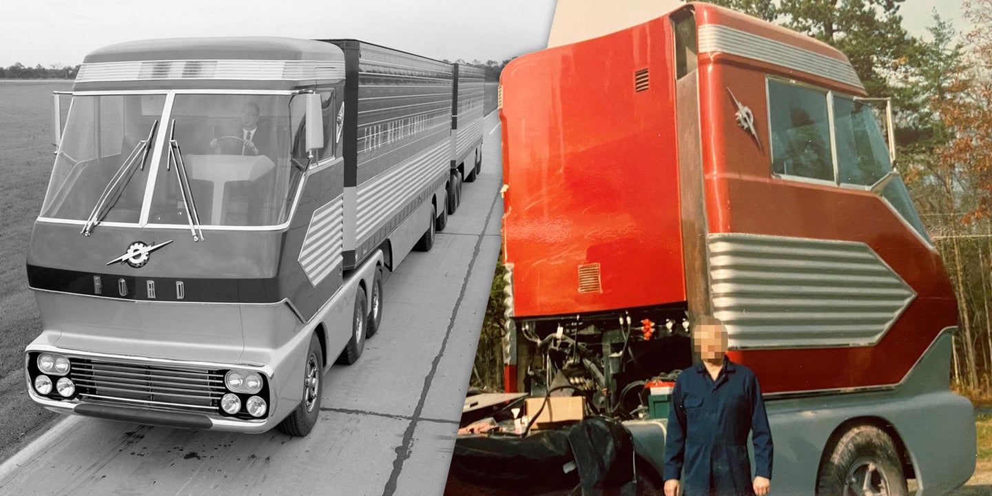 We Found Ford’s Incredible Turbine-Powered Semi-Truck ‘Big Red’ That’s Been Lost for Decades