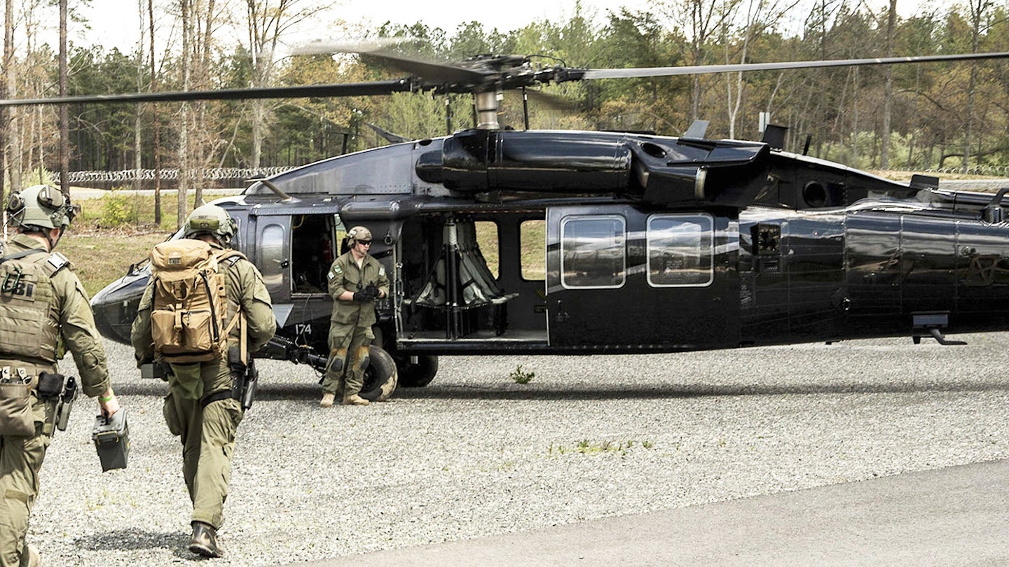 FBI’s Elite Hostage Rescue Team Is Now Flying Gloss Black UH-60 Helicopters