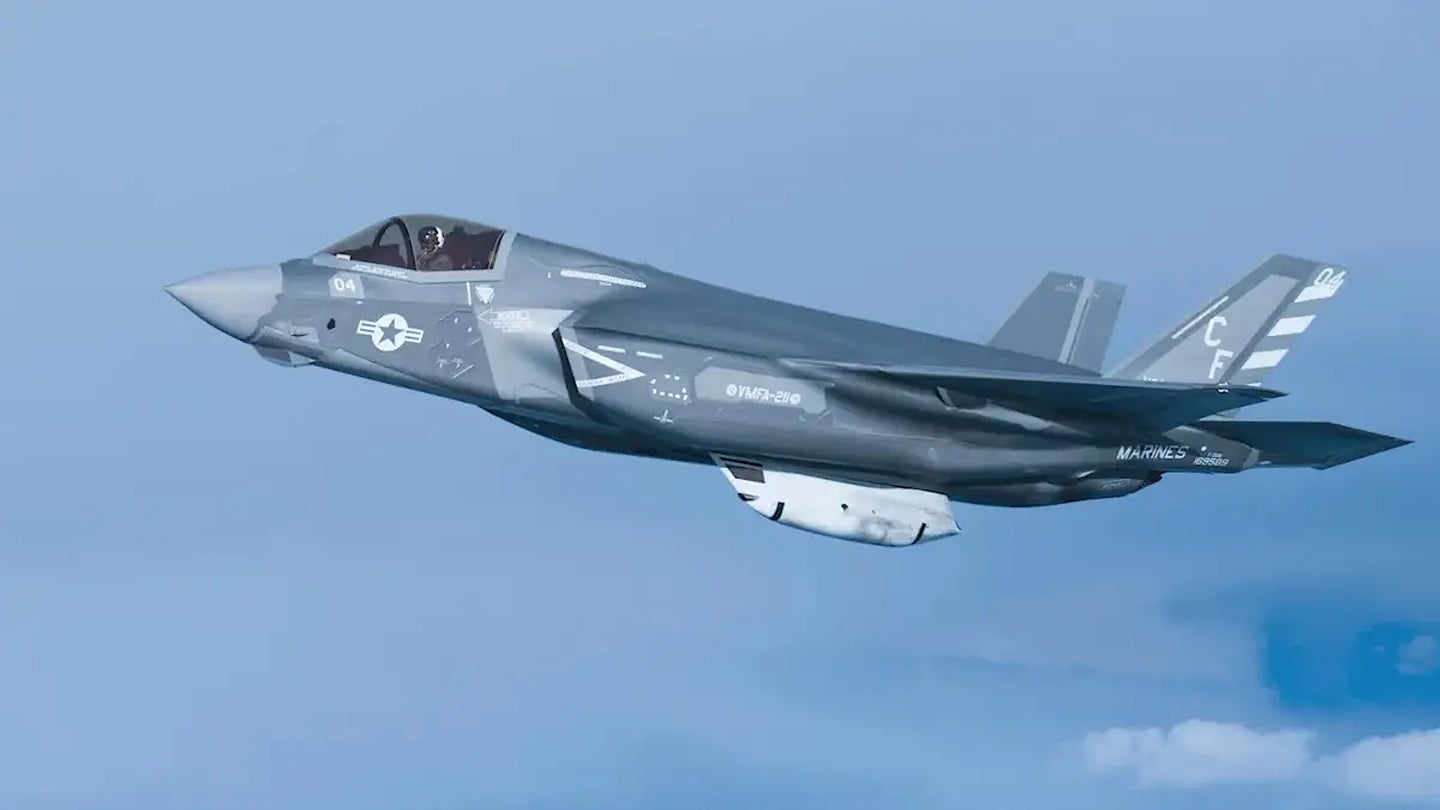 A Marine F-35B Fighter Jet Accidentally Shot Itself With Its Own Gun Pod (Updated)