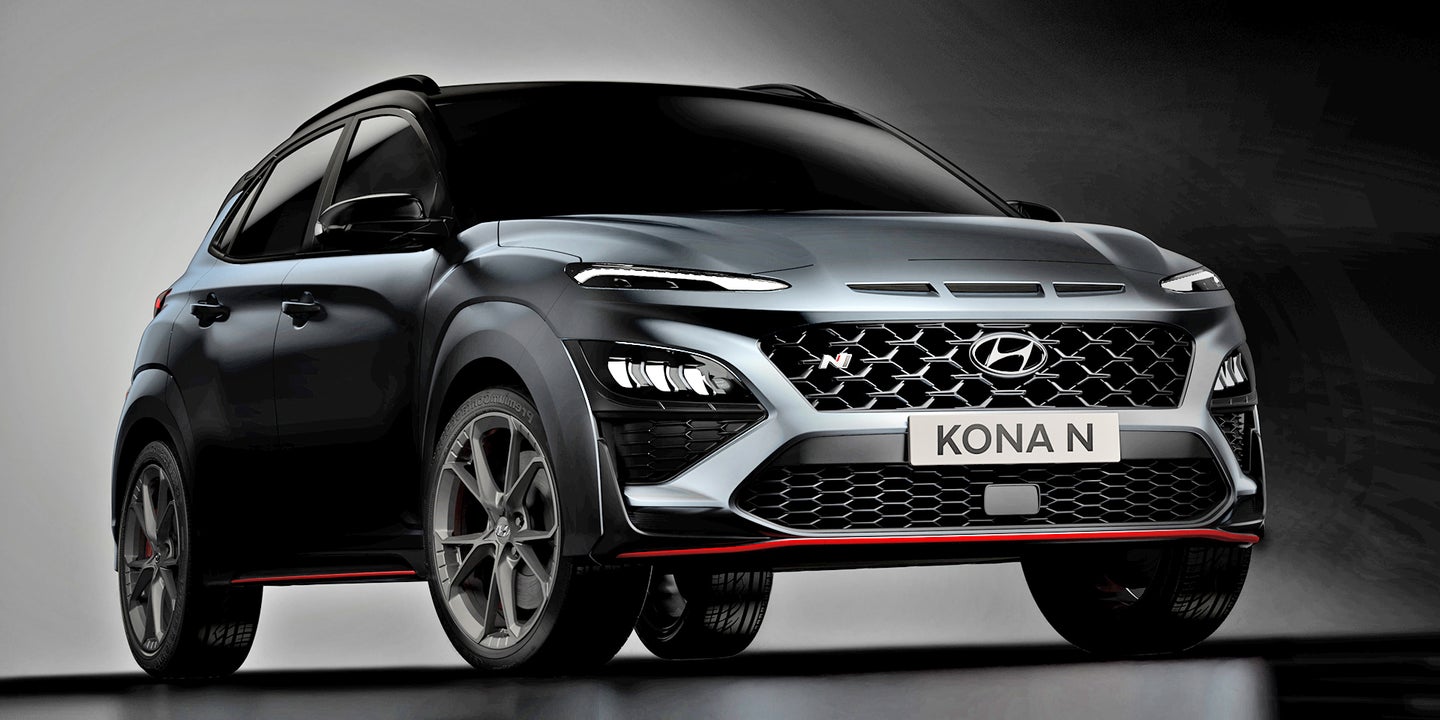 Hyundai Pretty Much Reveals the Kona N, a Plus-Size Veloster N