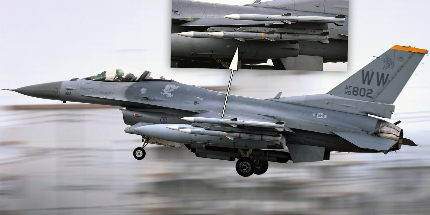 Japan-Based USAF F-16s Flew South China Sea Mission Fully Loaded With Live Air-To-Air Missiles