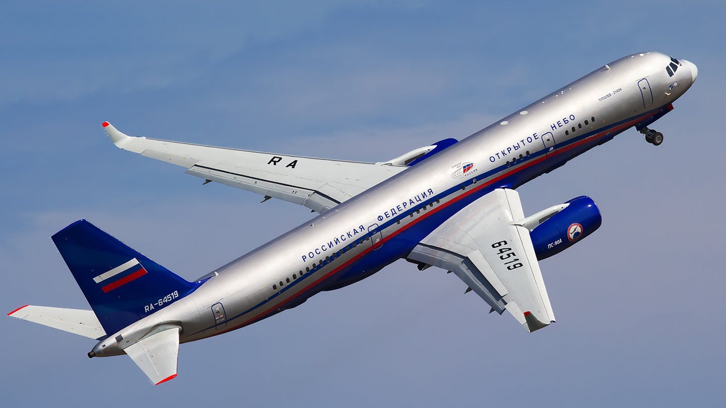 Russia Looks To Repurpose Surveillance Jets After Open Skies Treaty Exit