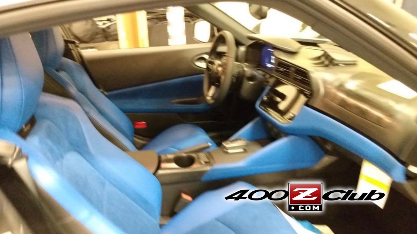 Check Out the New Nissan Z’s Throwback Blue Interior