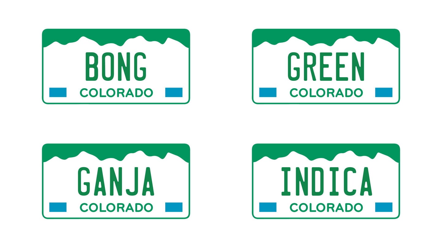 Weed-Themed Colorado License Plates Like ‘BONG’ and ‘GANJA’ Are Selling for Thousands at Auction