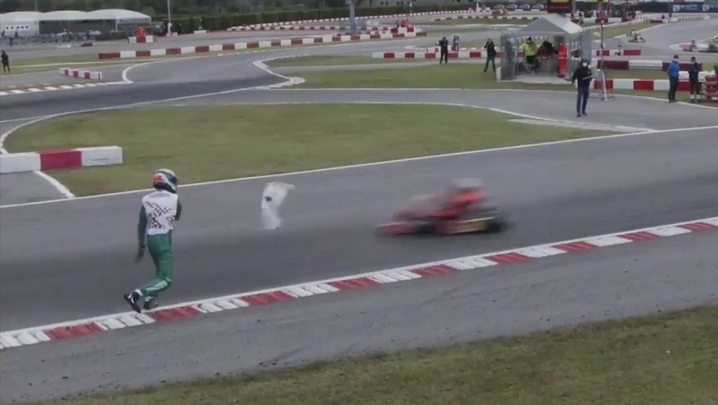 Kart Racer Who Hurled Bumper at Opponent Gets 15-Year Racing Ban