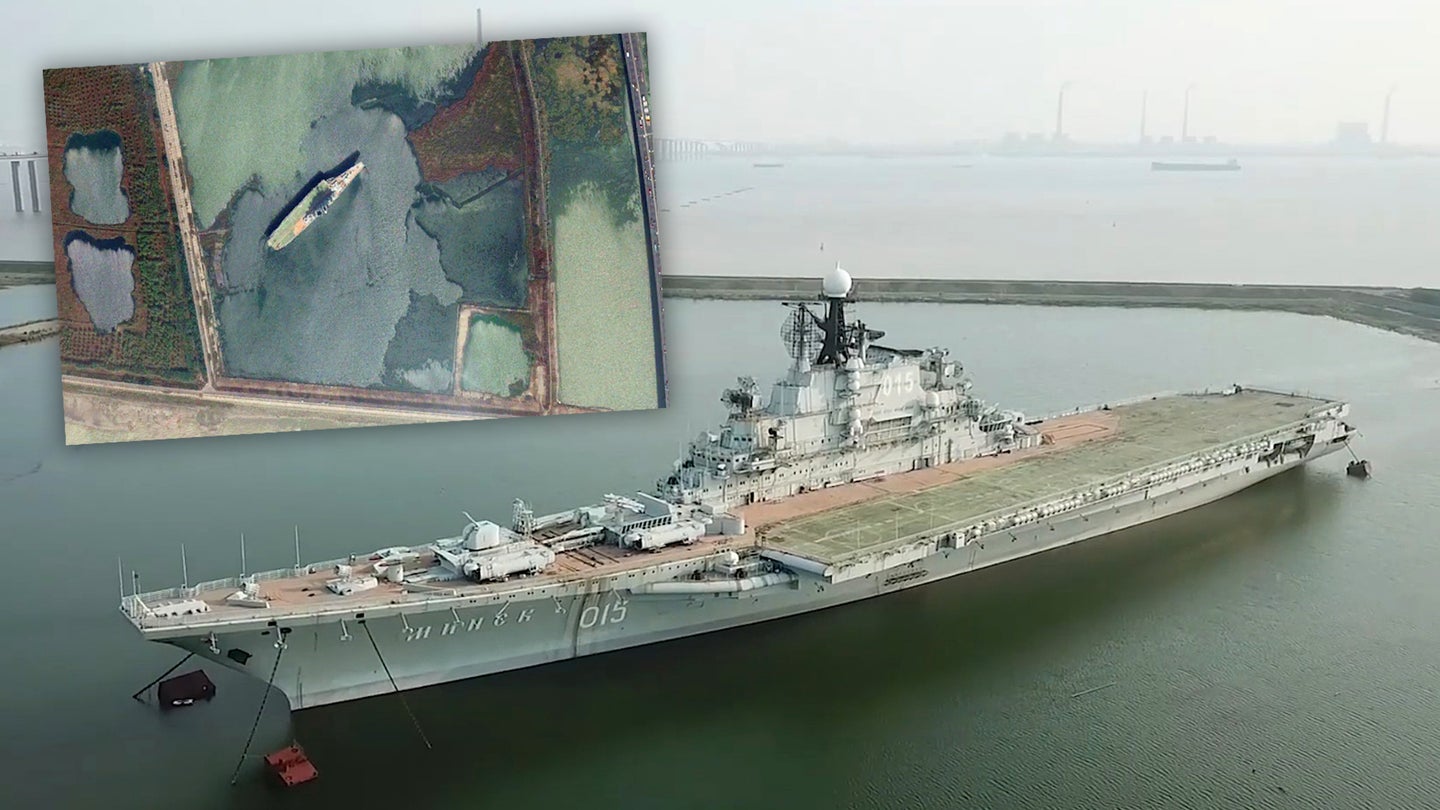 The Sad Story Of How This Soviet Aircraft Carrier Ended Up Rotting In A Landlocked Chinese Lagoon