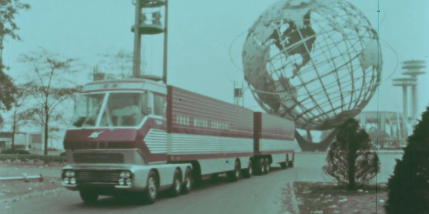 Watch This Unseen 4K Footage of Ford’s Big Red Turbine Truck From the 1960s