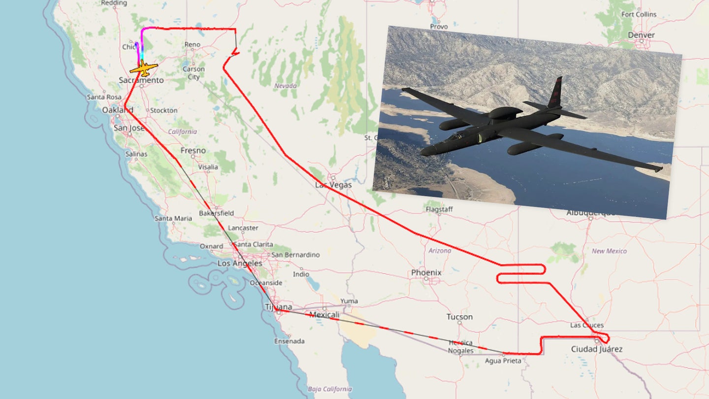 U-2 Flight Along The Border Yesterday Wasn’t A Surveillance Mission